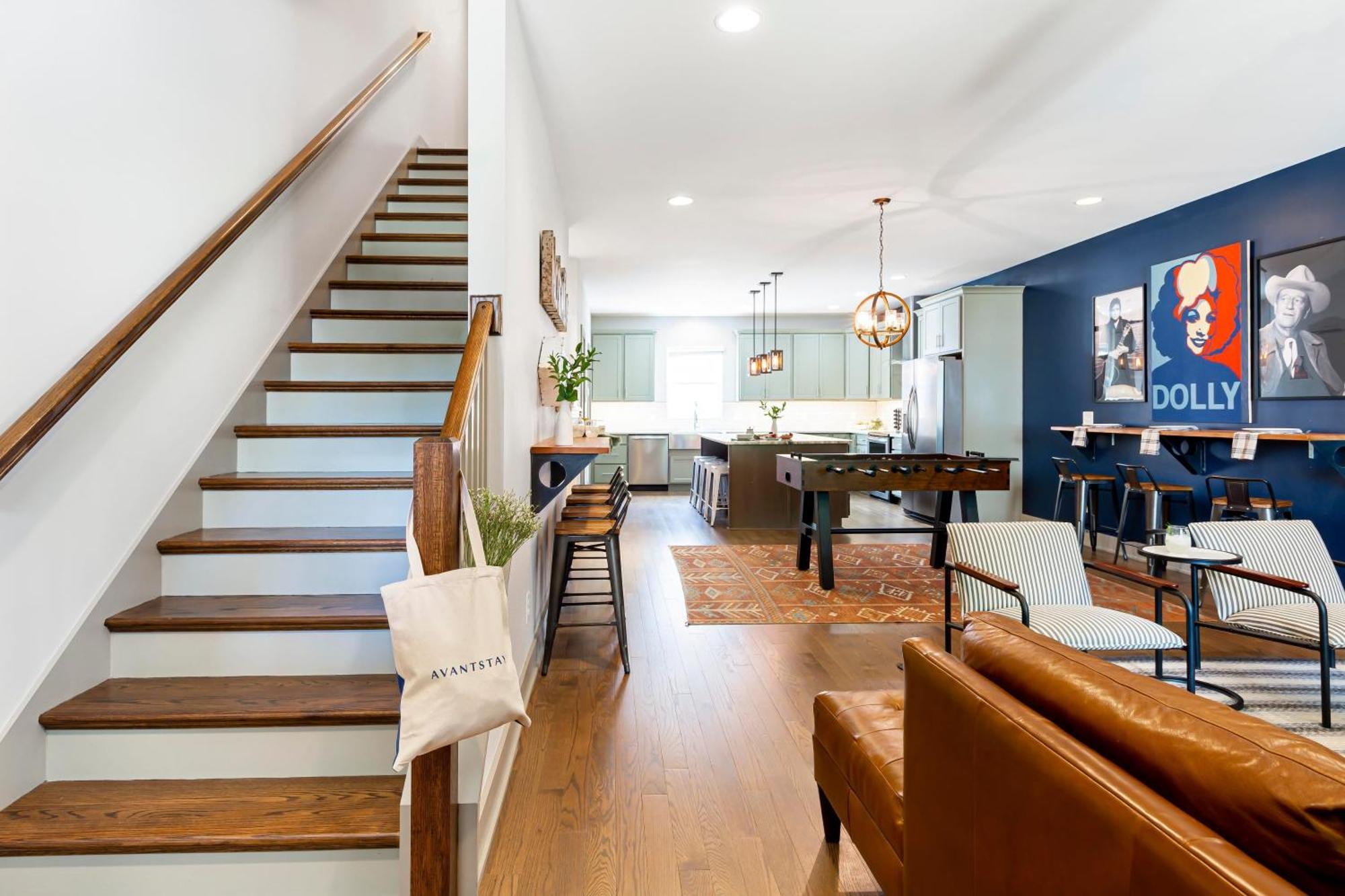 Waverly By Avantstay Nashville-Inspired Townhome W Luxury Kitchen Pool Table Ngoại thất bức ảnh