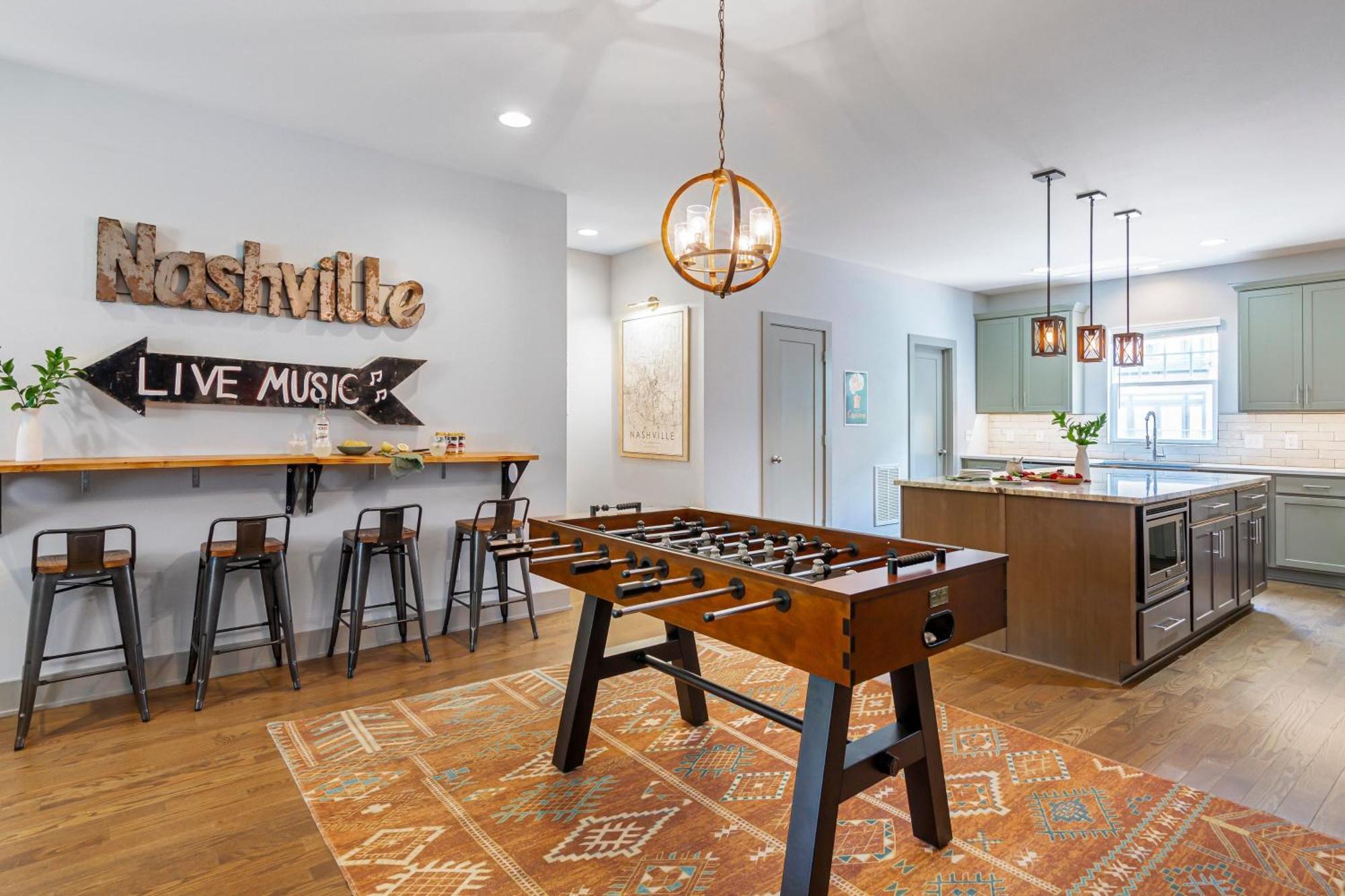 Waverly By Avantstay Nashville-Inspired Townhome W Luxury Kitchen Pool Table Ngoại thất bức ảnh